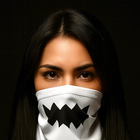 White Skeme Face Mask